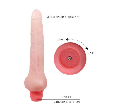 Zginany wibrator penis realistyczny naturalny 19cm